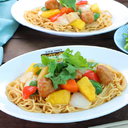 南国風酢豚焼きそば