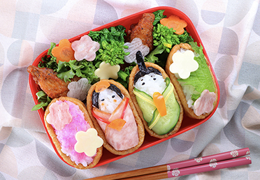 シャウスライスのひな祭りいなり弁当