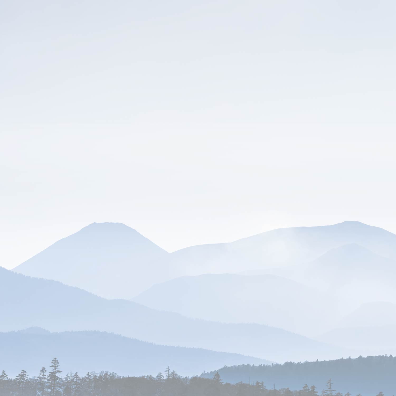 画像：キービジュアル / 霧に霞む山々